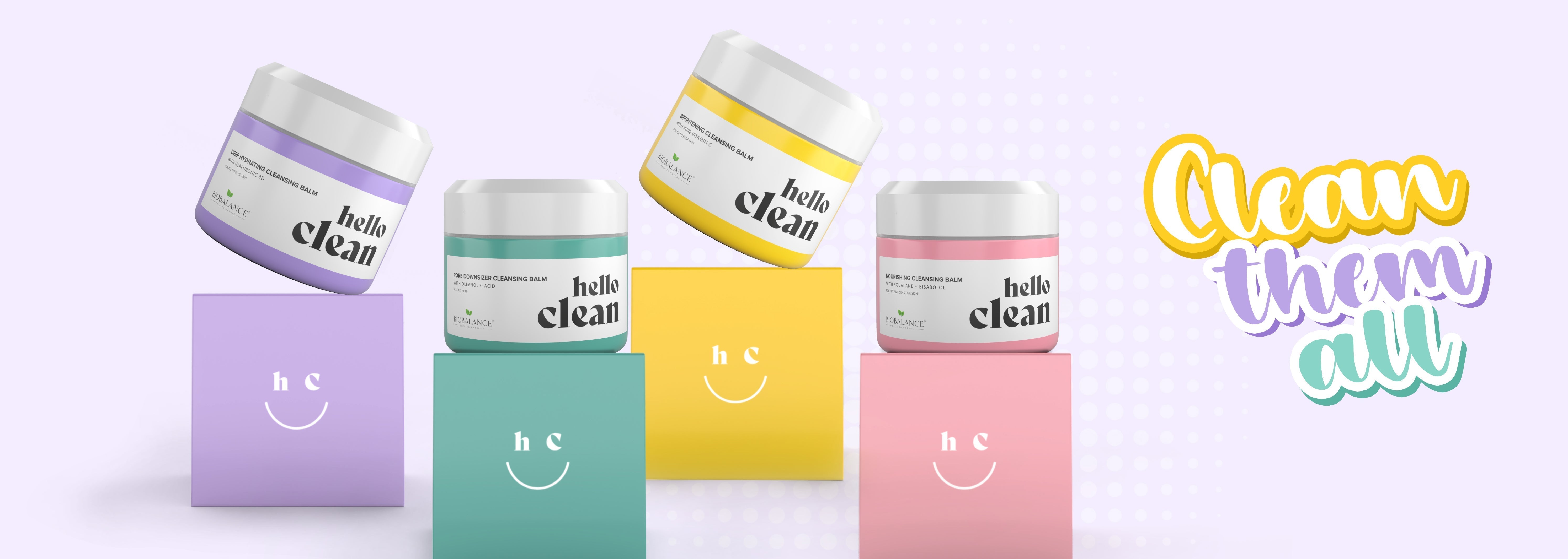 Hello Clean de Bioherapy: conoce los 4 cleansing balms y sus beneficio