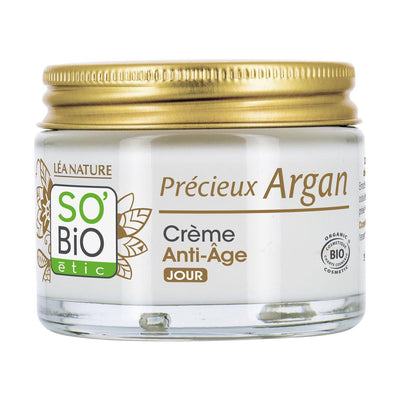 Crema Aceite de Argán antiarrugas día, so bio étic