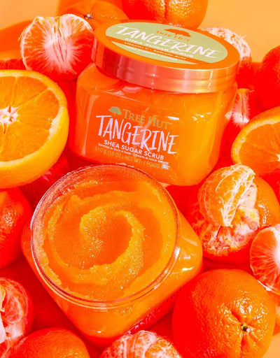 🍊 ¡Llegó a Chile el nuevo exfoliante Tree Hut Tangerine! Energía, frescura y suavidad en un solo frasco