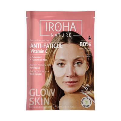 Parches Ojos Antifatiga Vitamina C, Iroha Nature