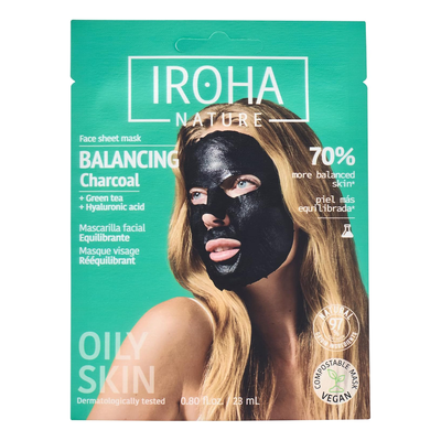Mascarilla Equilibrante Carbón, Iroha Nature