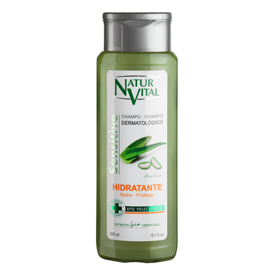 Shampoo Sensitive Hidratante Aloe Vera 300ml - Tienda Cresso (1379340320877)