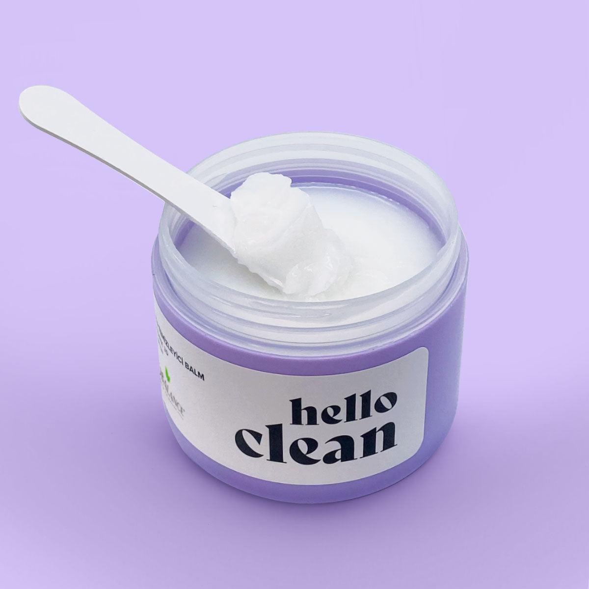 Hello Clean, Bálsamo Limpiador y Removedor de Maquillaje Hidratante co